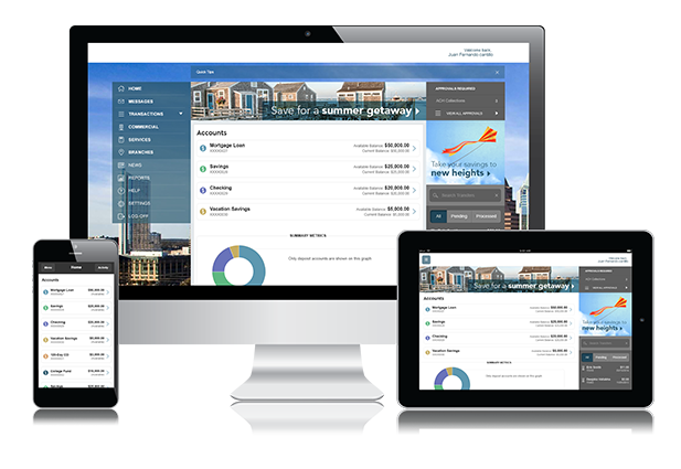 New banking experience - device image