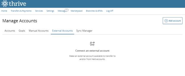 no external accounts screenshot
