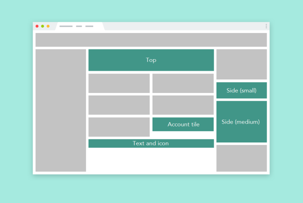 ad spaces on desktop for SMART