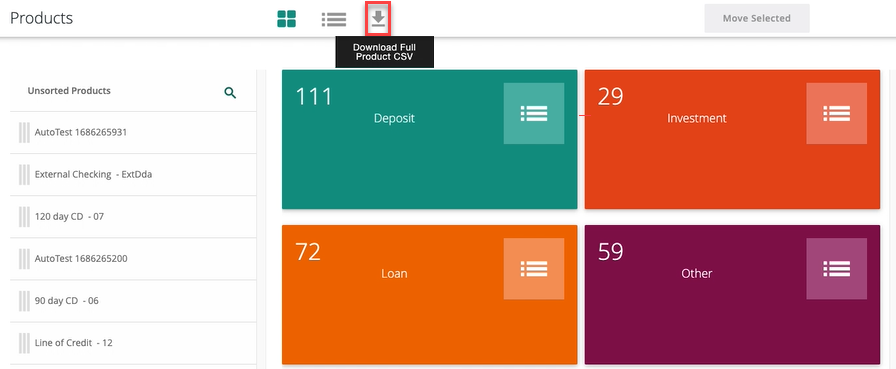 download option for product tags