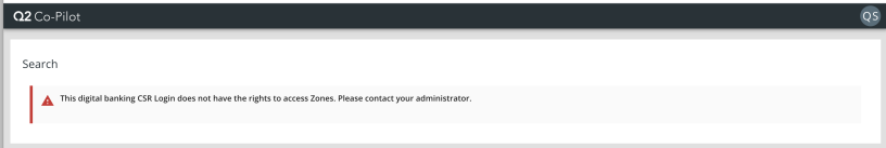 Contact Administrator Alert